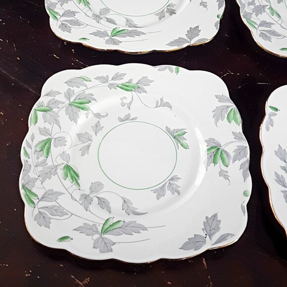 5-Piece English Bone China Serving Set by Royal Grafton - 1940s Afternoon Tea - Picture 3 of 10